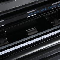 Plotter de corte de pegatinas de vinilo de 24 pulgadas, cortador de película recubierto de Motor paso a paso, dispositivo de corte de contorno inteligente de corte de escaneo de cámara automático