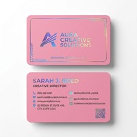 Impresión de Tarjetas de Presentación Premium Personalizadas, Tarjetas de Papel con Estampado Holográfico en Cartulina para Introducciones Profesionales