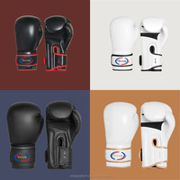 Gants de Boxe de Haut Niveau avec Velcro, pour Sparring et Entraînement de Muay Thai, 10oz 16oz, Logo Personnalisable