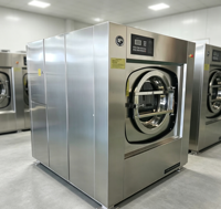 SUS304 Industrial Washing Machine 70kg Fully Suspended Washer Extractor for Hotel Hospital School Uniform Service