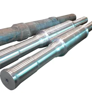 Customized low carbon steel shaft forgings processing, hydraulic turbine shaft forgings, shaft rod forging processing