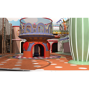 Câu chuyện cổ tích lâu đài lớn trong nhà sân chơi cho trẻ mới biết đi và trẻ em với băng chuyền Ma Thuật và leo núi bọt cho trung tâm thương mại - Product Image 5