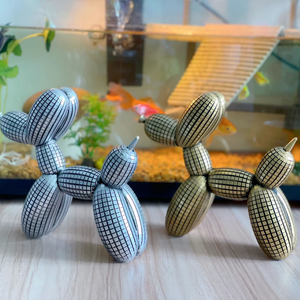 Disco <b>Balloon</b> Dog <b>Custom</b> Ornaments Disco <b>Balloon</b> Dog Figurines <b>Balloon</b> Crafts Disco Dog Gifts - Product Image 2