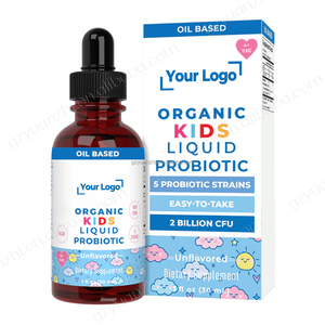 Private Label cinque ceppi unici integratori probiotici bambini organico liquido per lo sviluppo del microbioma del bambino intestinale - Product Image 1