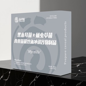 Bột thay thế bữa ăn đóng hộp cao cấp: bổ dưỡng, tốt cho sức khỏe & tiện lợi, được làm giàu với nấm đen & Đông Trùng Hạ Thảo - Product Image 2