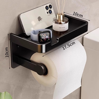 Porte-papier toilette mural sans perçage, étanche, boîte à mouchoirs pour salle de bain, support de rangement pour rouleaux de papier