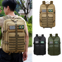 Sac à dos de randonnée de voyage en plein air personnalisé en gros, sac de sport Molle Mochila, sac à dos tactique pour hommes