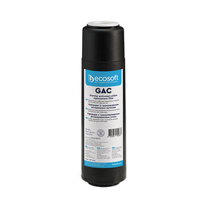 Cartouche filtrante Ecosoft Gac 2,5 po x 10 po, charbon actif granulaire, filtre à eau de remplacement - Product Image 1