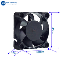 Ventilateur axial silencieux AM4510H12S 45mm 45x45x10mm DC 12V pour ordinateur portable et petit projecteur 4510