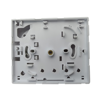 Boîtier de jonction de bureau en plastique ABS blanc à 4 ports pour fibre optique, boîte de raccordement FTTH, mini-boîte de distribution de fibre optique pour usage domestique