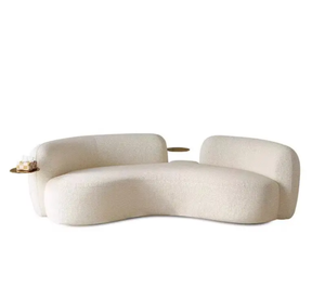 Disson Furniture's Italian Lishan Luxury Modern Designer Sofá seccional Light Luxury Living Room Love Seat Combination Villas - Product Image 2