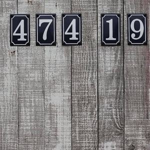 ป้ายเลขที่บ้านเคลือบเงา - Product Image 1