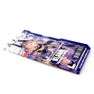 <span class=keywords><strong>Carte</strong></span> en acrylique transparente imperméable <span class=keywords><strong>avec</strong></span> motif de dessin animé, design unique, couleur personnalisée, impression numérique, vente en gros, fabriquée en Chine - Product Image 1