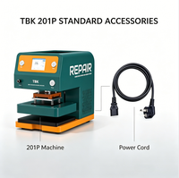 Nouvelle machine de pressage pneumatique TBK 201P 2026, laminateur chauffant 800W pour la réparation des écrans et des coques arrière de téléphones portables