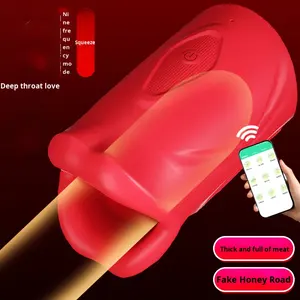 Coupe de masturbation à vibrations à 9 fréquences, rechargeable par USB, faible bruit, multi-vitesses, exercice du gland, télécommande, <span class=keywords><strong>massage</strong></span> sexuel - Product Image 4