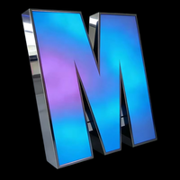 Enseigne LED personnalisée avec bordure en acier inoxydable, lettres RGB résistantes aux intempéries, enseignes LED programmables, lettres lumineuses LED, logo pour entreprise