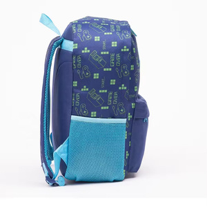Nueva mochila informal con estampado de tela Oxford, capacidad conveniente, resistente al agua, antirrobo, con cremallera de poliéster para estudiantes - Product Image 3