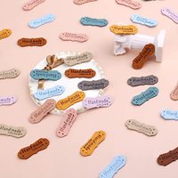 Accessoires personnalisés Logo gaufré vêtement étiquette en microfibre vêtements étiquettes en cuir PU faites à la main