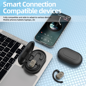 Écouteurs sans fil Neo Sport Contrôle tactile Affichage numérique Indicateur de batterie Écouteurs sans fil confortables pour un style de vie actif - Product Image 4