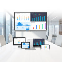 Интерактивная смарт-доска Ikinor 75 дюймов 4K LCD с 20-точечным сенсорным управлением, алюминиевая рамка, SSD 256 ГБ, Intel Core i3/i5/i7 для образовательных учреждений