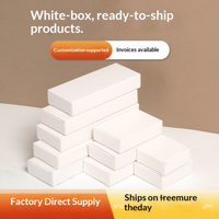 Boîte blanche en gros, boîte en papier blanc, petite boîte universelle en papier blanc, boîte en carton blanc, boîte à double insert