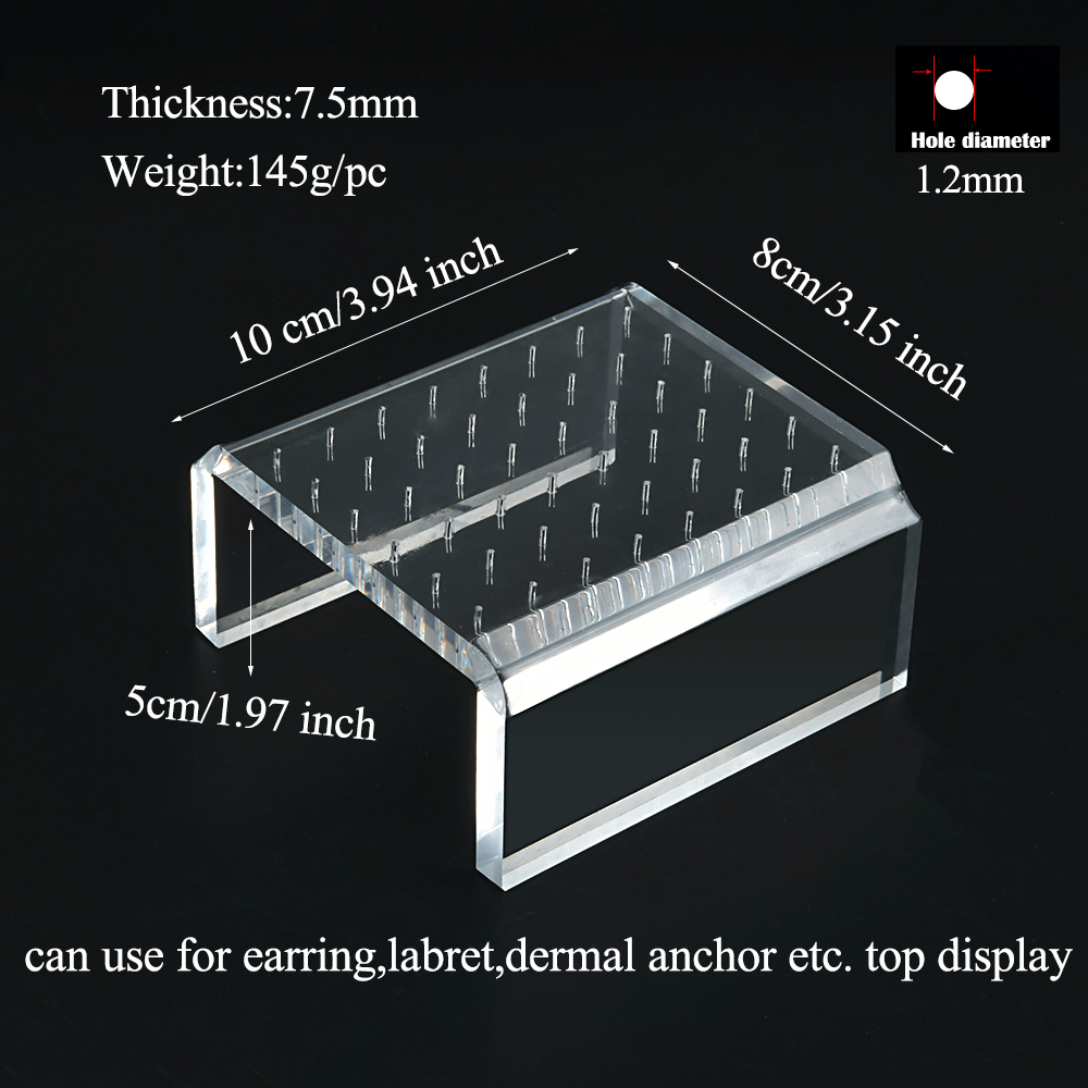 Top de labret transparente-SSE023SC