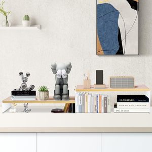 Gỗ có thể điều chỉnh Countertop Organizer kệ cho bàn, 2 Tier bảng đứng với Acrylic chân văn phòng Bàn kệ tổ chức cho máy tính xách tay - Product Image 6