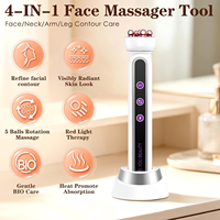 Nouvel appareil de beauté thermique rotatif sans fil pour les yeux et le visage, anti-âge, anti-rides, réduction de la cellulite, recharge USB-C
