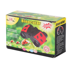 Ladybug Binoculars 4X Magnification Rubber Grip For Kids Nature Exploration Toy Age 5 7 Years Yellow Red - Product Image 5