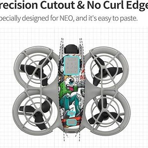 DJI NEO <b>Drone</b> Skin Vinyl Decal Camo And Sunset Design Self Adhesive Custom Sticker For DJI NEO <b>Drone</b> - Product Image 3