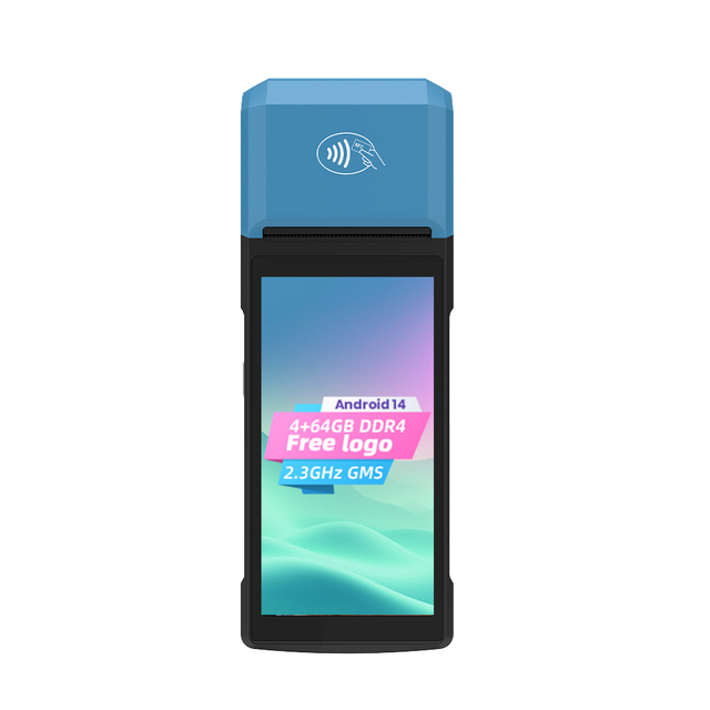Senraise H10P 4G 3+32GB Mobile POS GSM 5.5" Handheld NFC Android 14 POS Terminal with 80mm Thermal Printer 8-Core HD Display