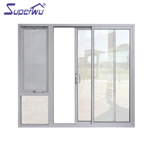 AS2047 zertifizierte australische Standard-Schiebetüren Aluminium-Schiebetür aus doppelt gehärtetem Glas mit Markisen fenster für Ketten wickler - Product Image 6
