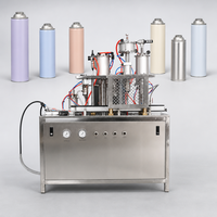 Machine de remplissage semi-automatique de peinture en aérosol SLC, machine de sertissage de valves pour liquides en aérosol