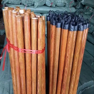 Manche de balai <span class=keywords><strong>professionnel</strong></span> en bois, lisse et poli, durable, pour balai et brosse, outil de nettoyage des sols intérieurs domestiques - Product Image 3