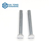 Rivets pleins en aluminium à tête plate 3mm 4mm 5mm légers et résistants à la corrosion pour fixation de cadre de vélo et de frein