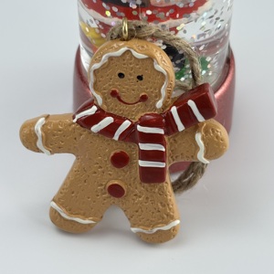 <b>Mini</b> Wooden <b>Christmas</b> <b>Tree</b> Figurines Set Kids Party DIY Decor Collectible Gingerbread Man Baby Xmas Snowman Ornament Embroidered - Product Image 2