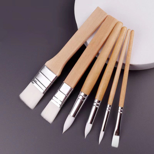 Spazzola in Nylon bianco sintetico senza Logo Set di <span class=keywords><strong>pennelli</strong></span> <span class=keywords><strong>per</strong></span> pittura di forniture <span class=keywords><strong>per</strong></span> artisti - Product Image 2