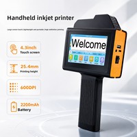 Nouvelle imprimante jet d'encre TIJ portable 1 pouce 2026, machine de codage alimentée par batterie avec 1 an d'autonomie pour cartons, bouteilles et métaux