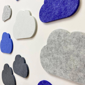 Venta Directa de Fábrica, Decoración de Pared de Fieltro Absorbente de Sonido Ecológico a Bajo Precio para Uso en el Hogar/Oficina - Product Image 4