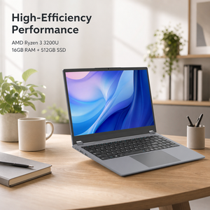 Nouvel ordinateur portable pour étudiants et jeux, 15,6 pouces, Windows 11 Home, AMD Ryzen3 3200U, OEM, mini ordinateur portable de marque, ordinateur portable pour jeux et affaires - Product Image 2