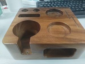 2025 nouvel organisateur d'espresso Tamper Station <span class=keywords><strong>SouthAmerica</strong></span> noyer 9 en 1 porte-outil à café - Product Image 6