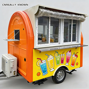 Camion de restauration haut de gamme en acier inoxydable, remorque de concession de thé au lait personnalisée, homologué DOT VIN CE - Product Image 2