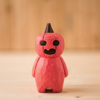Doux mignon sculpté à la main champignon ornements créatif gravure sur bois pour la décoration intérieure cadeaux bureau bureau accessoires décoratifs