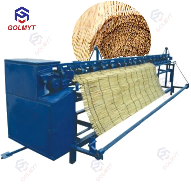 Estera de bambú para cerca, máquina de tejer, <span class=keywords><strong>caña</strong></span>, cortina, cinta tejida