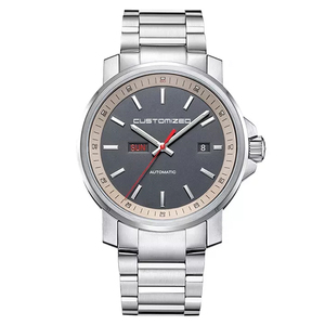 Reloj de Doble Calendario para Hombre, Acero Inoxidable, Retro, Simple, Mecánico - Product Image 1