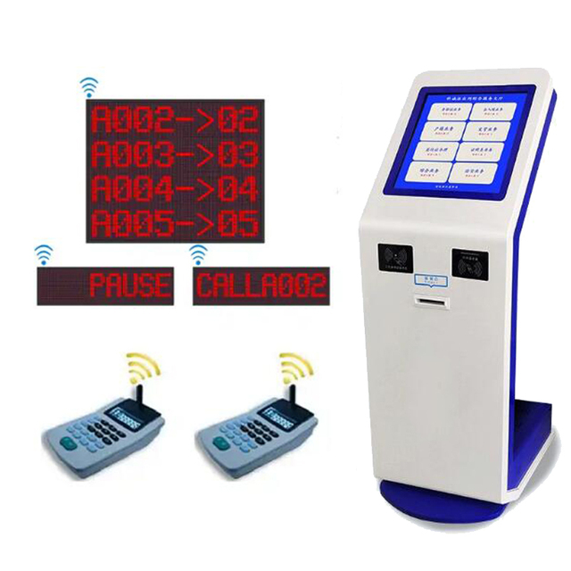 Wireless Queuing Machines, Number Calling Systems, and Queue Management Kiosks for Banks/hospitals/governments