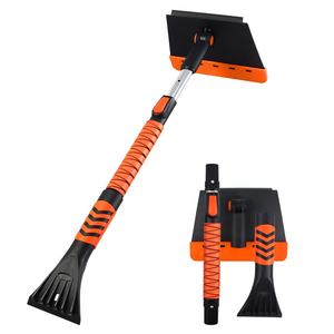 스폰지 푸시 플레이트가 있는 4-in-1 자동차 눈 브러시, 탈부착 및 확장 가능, 효율적인 SUV/트럭 앞유리 및 지붕 청소용 - Product Image 5