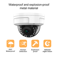 Camera Dome Security System 5mp 8ch Nvr Install 3tb Hdd 8pcs 5mp Ip Camera Outdoor Ip66 H.265 Ir 30m Poe Camera Dome