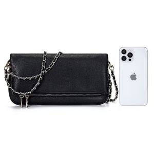 Borsa Quadrata Classica Francese in PU con Catena Decorata con Diamanti, Doppia <span class=keywords><strong>Tracolla</strong></span>, Chiusura a Cerniera - Product Image 5