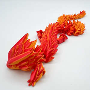 Statuetta di Drago Personalizzata e Articolata con Dettagli Intricati, Modello 3D Edizione Imperatore, Oggetto da Collezione <span class=keywords><strong>Fantasy</strong></span> Unisex - Product Image 1